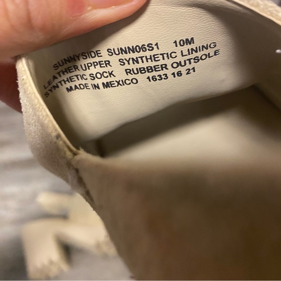 Steve Madden | Sunnyside Slingback Lug Sole Sandals In Tan Size 10M - Picture 7 of 12